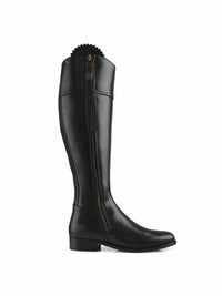 The Regina (Black) Sporting Fit - Leather Boot