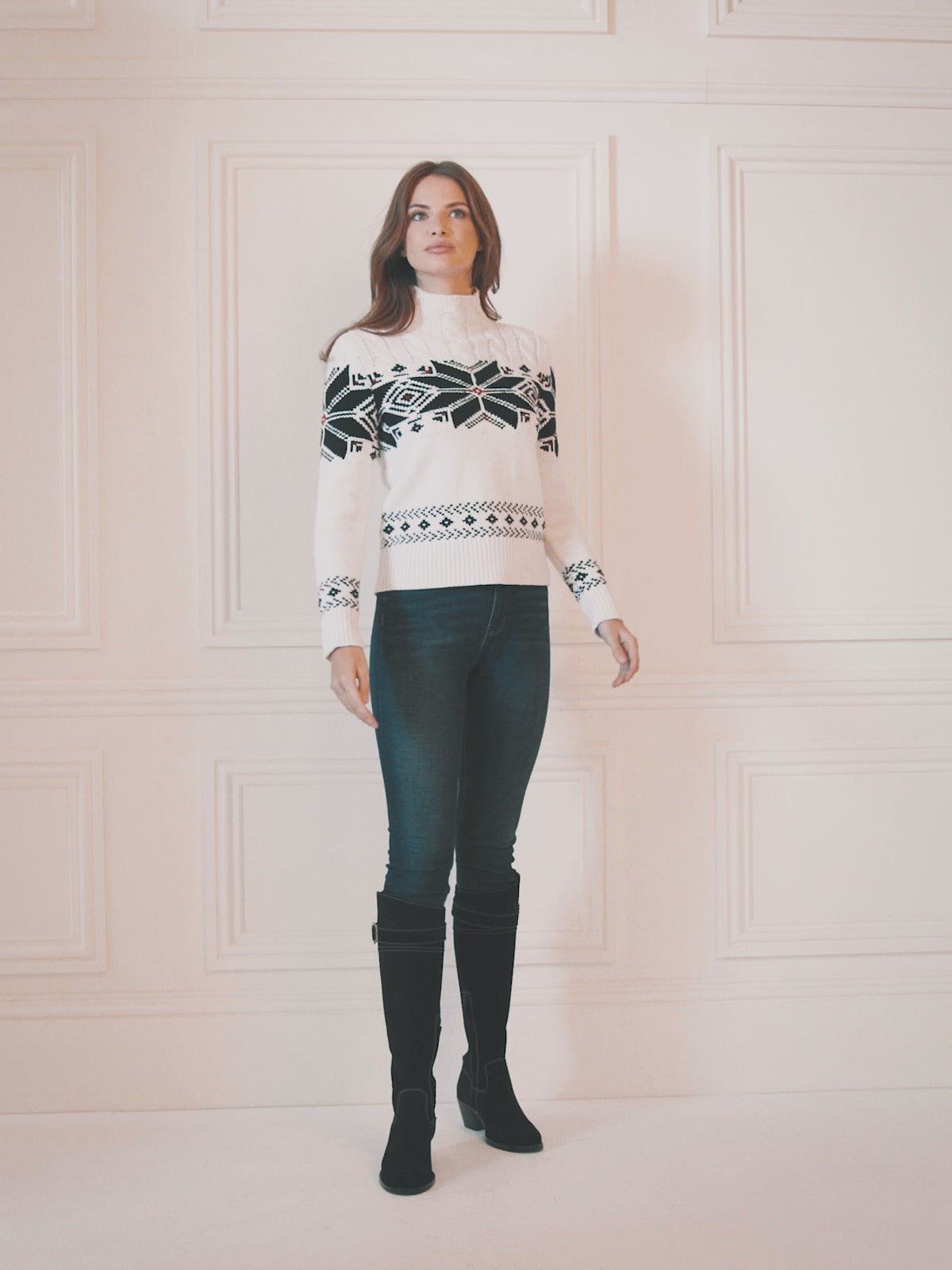 Heeled Olympia - Women's Tall Boots - Black | Fairfax & Favor
