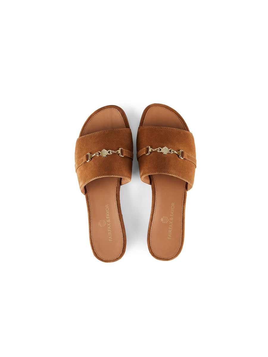 The Heacham - Women's Sandals - Tan Suede