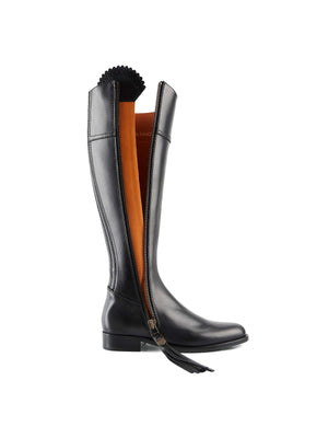 The Regina (Black) Regular Fit - Leather Boot