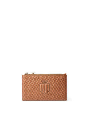 The Stratford - Women's Purse - Quilted Tan Leather 