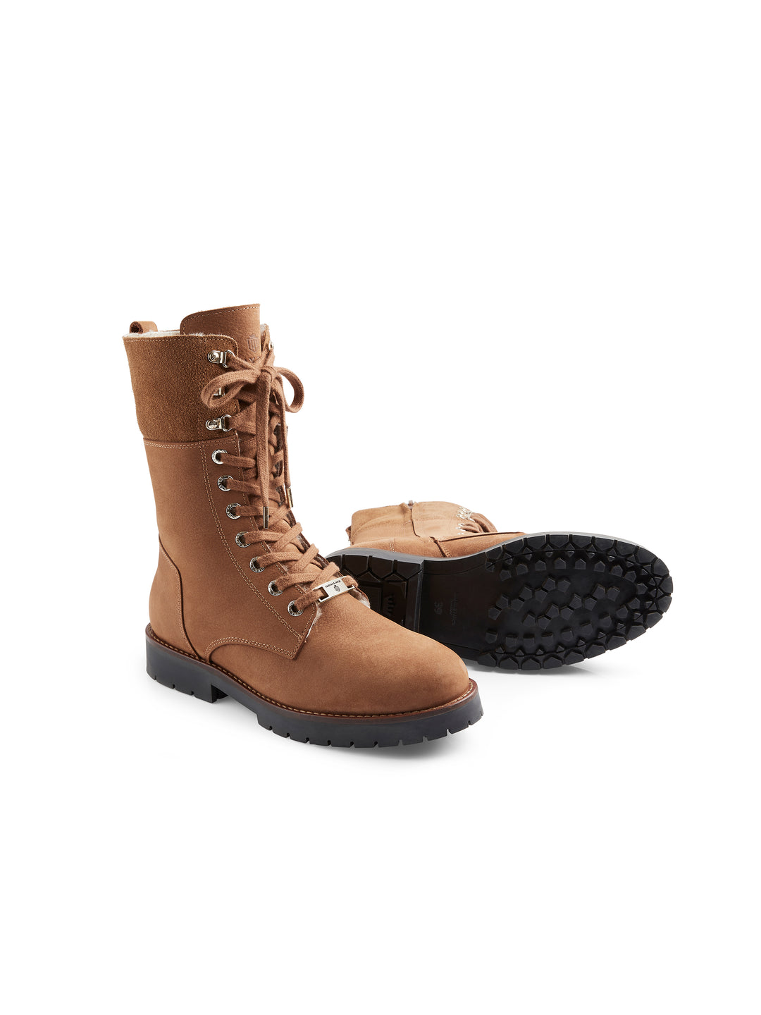 Shearling Lined Anglesey - Cognac Nubuck - Ankle Boots