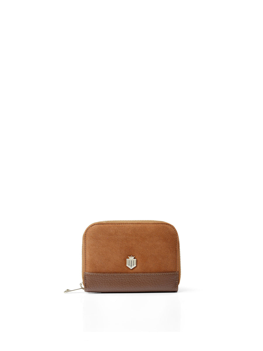 The Salisbury - Women's Coin Purse - Tan Suede