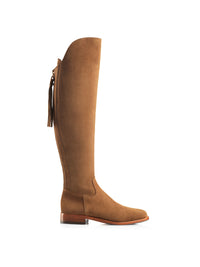 The Flat Amira - Tan Suede
