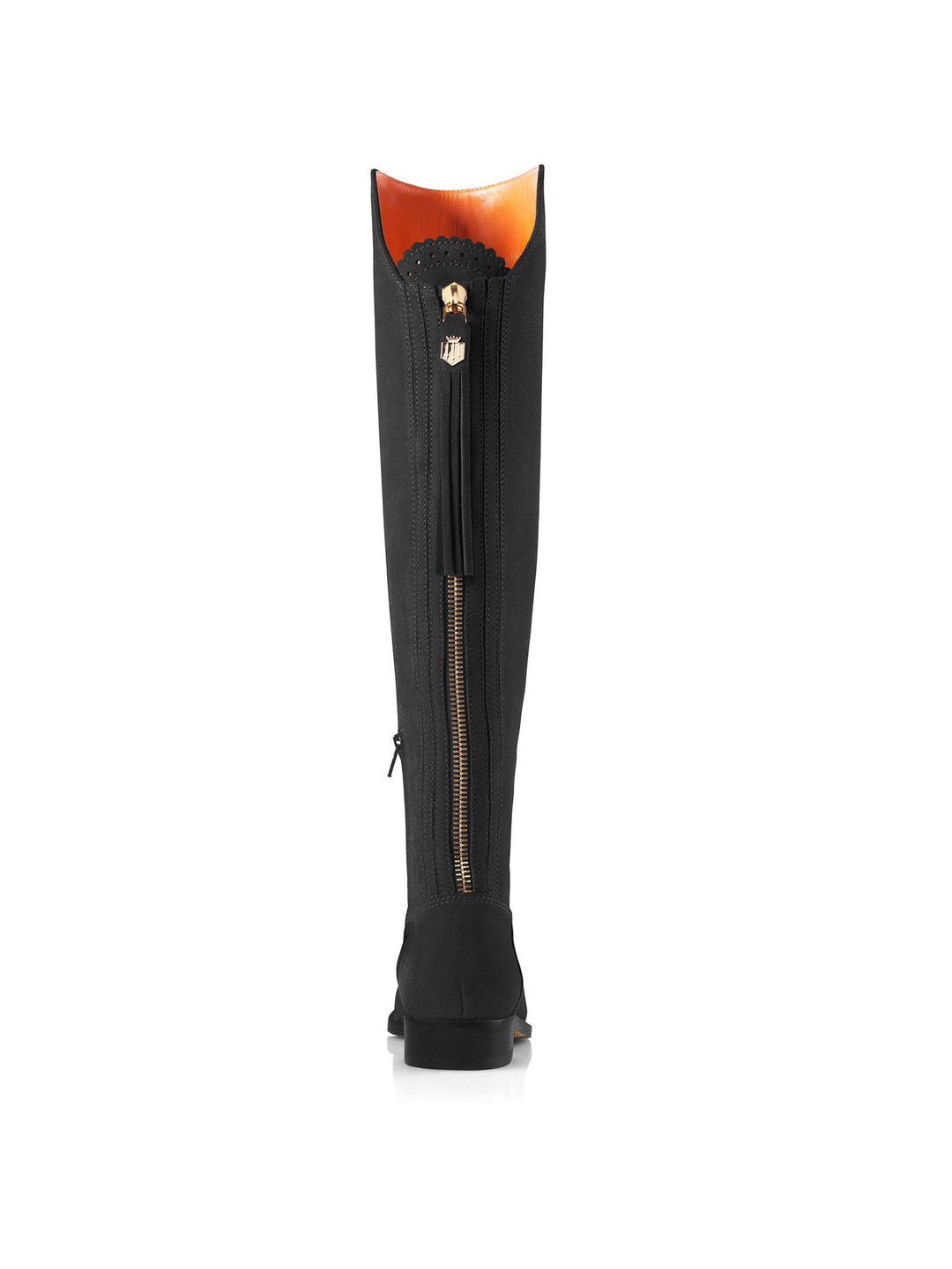 Flat Amira - Black Suede - Tall Boots