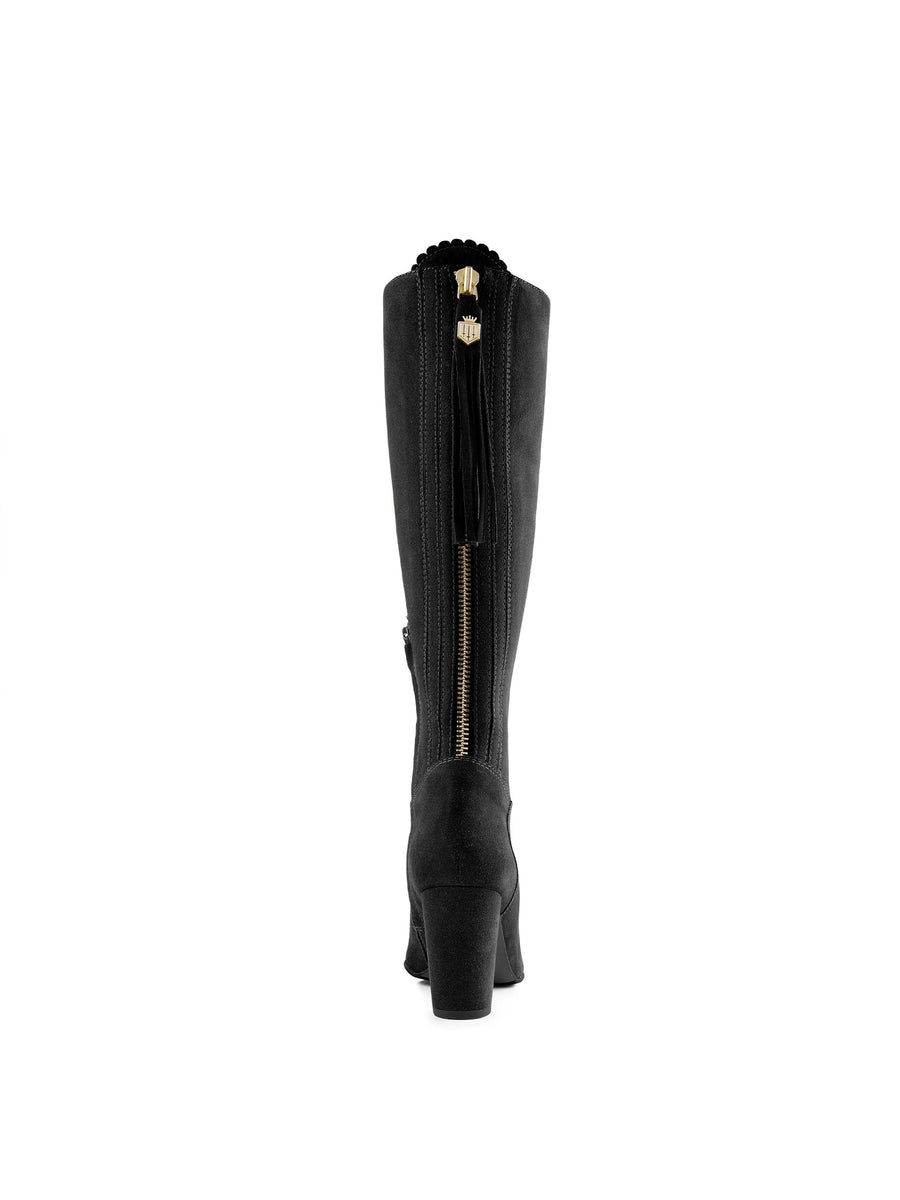 The Soho (Black) - Suede Boot