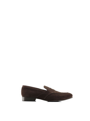 The Balmoral - Men's Loafer - Chocolate Suede