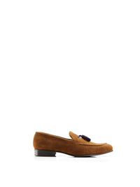 The Bedingfeld - Cognac &amp; Purple Suede