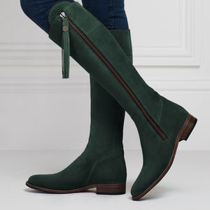 The Regina (Emerald Green) Regular Fit - Suede Boot