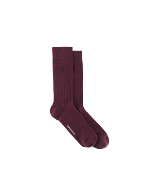 The Signature Men's Sock - Men's Socks - Burgundy
