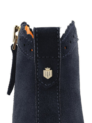 The Regina Ankle Boot - Navy