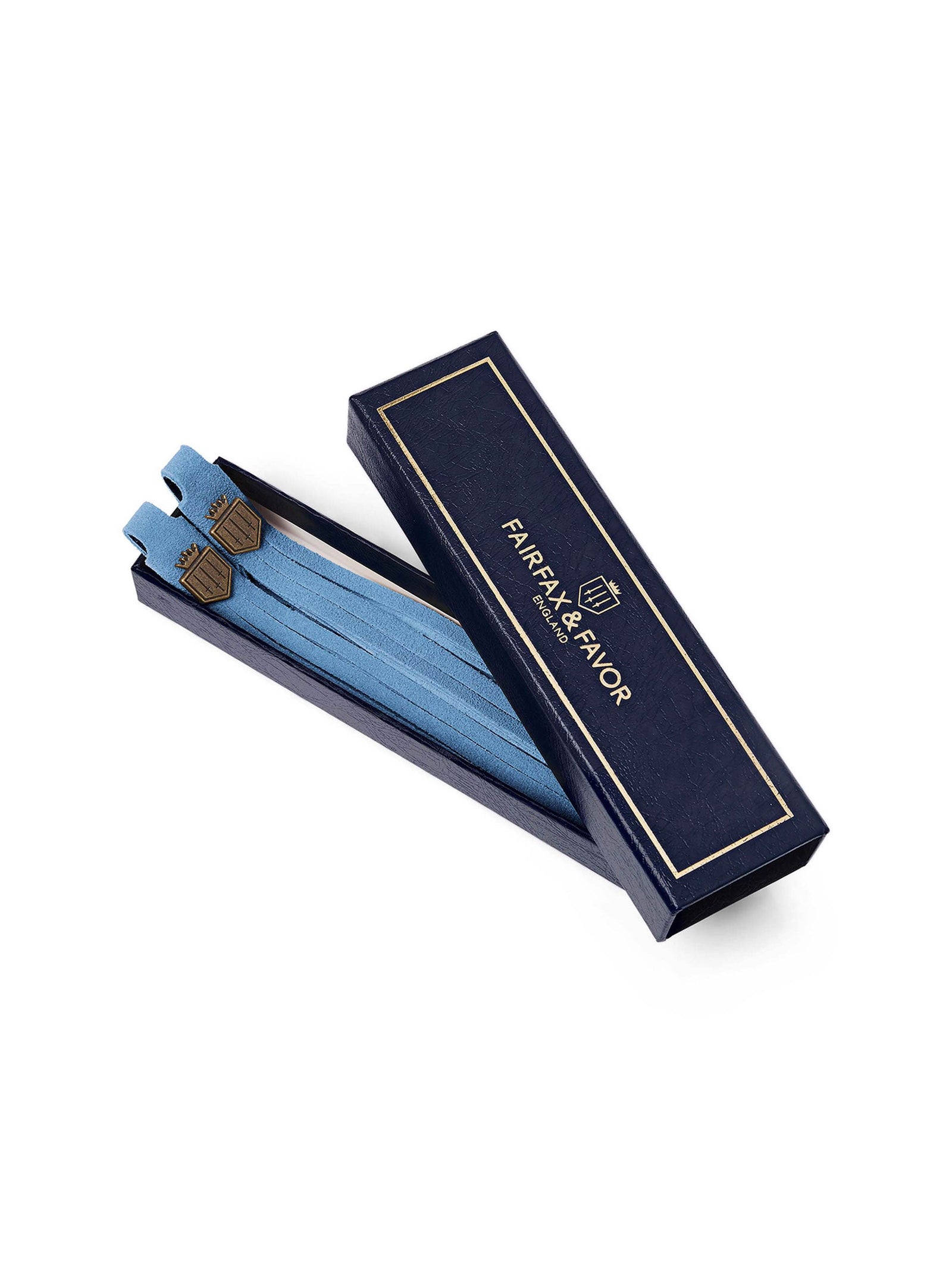 Suede Boot Tassels Cobalt Blue