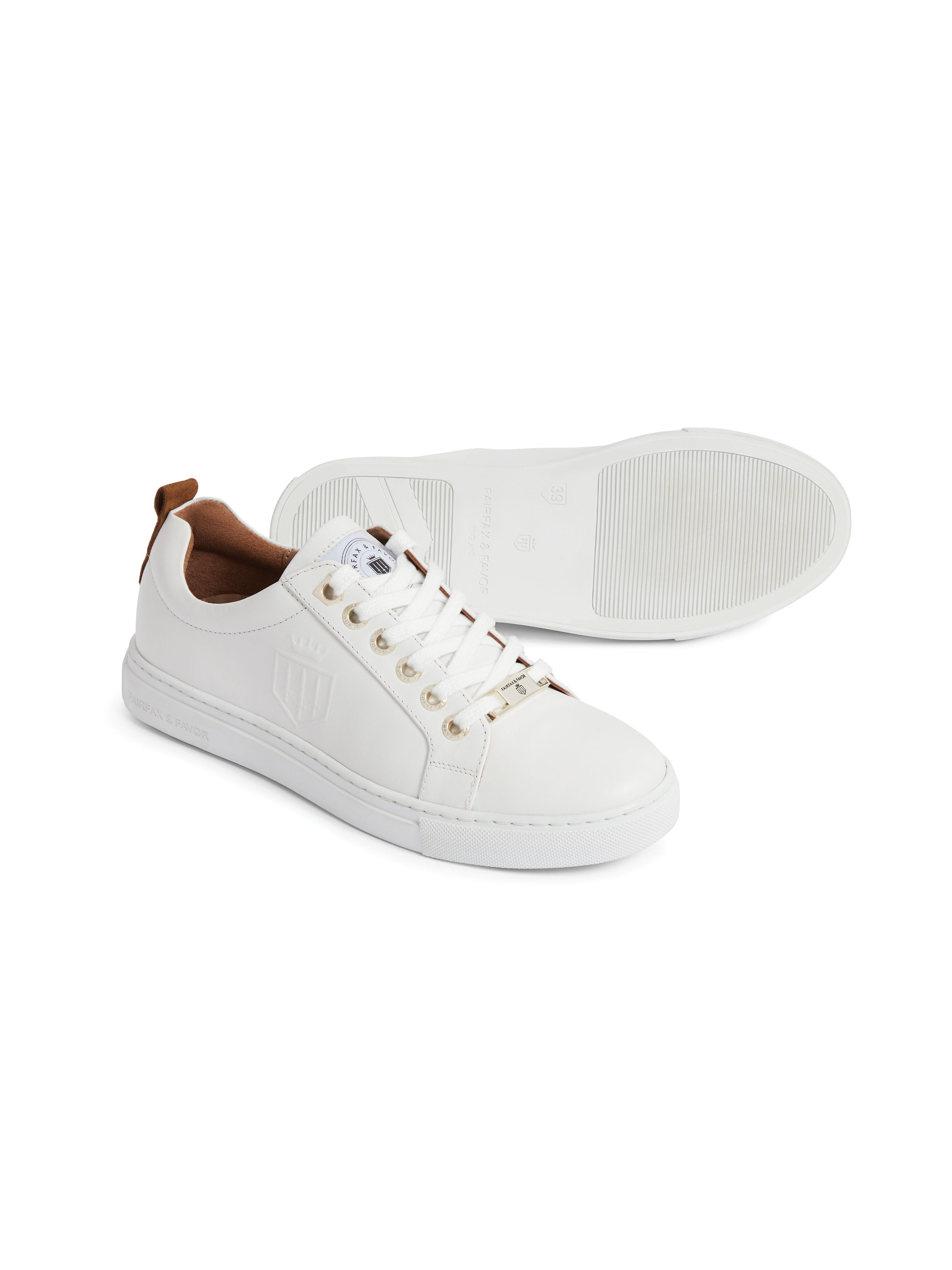 The Finchley - Women's Sneaker - White Leather | Fairfax & Favor