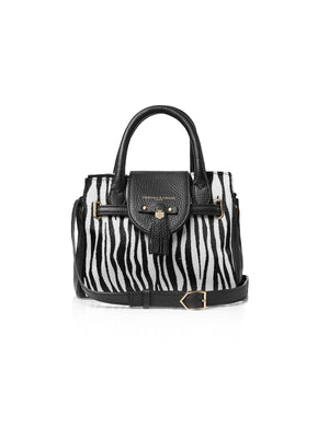The Mini Windsor Handbag - Zebra Haircalf