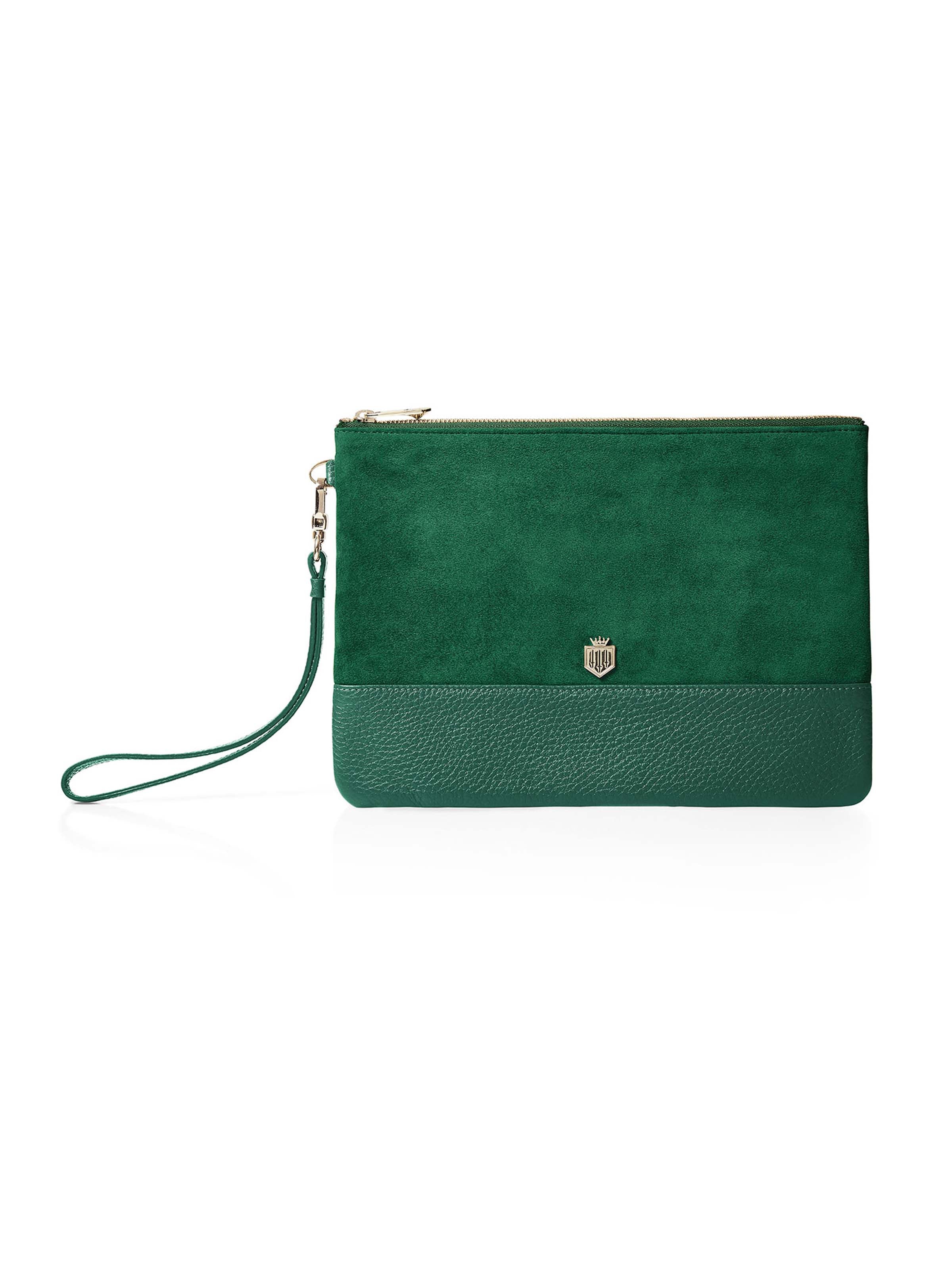 Highbury Clutch Emerald Green