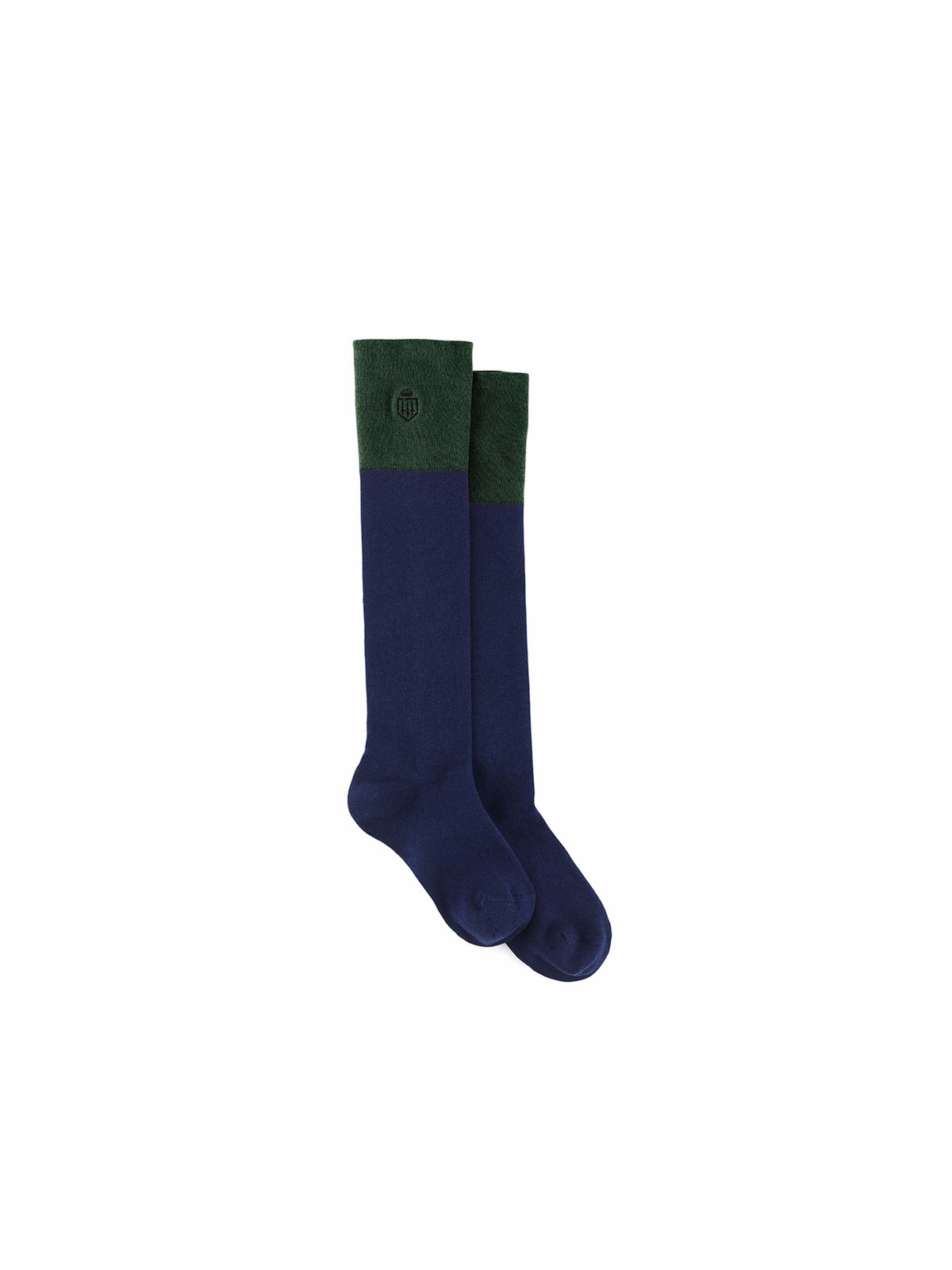 Signature Knee High Socks Navy & Forest Green