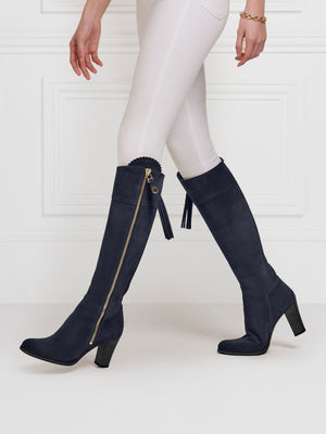 Heeled boots - Dark denim blue - Ladies | H&M IN