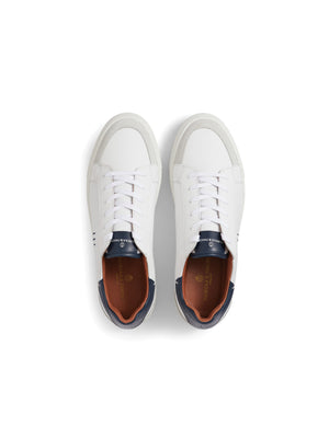 The Holbourne - White - Navy & Grey