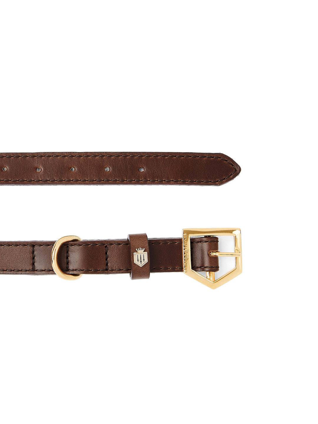 Fitzroy Dog Collar - Mahogany Leather - Outdoor
