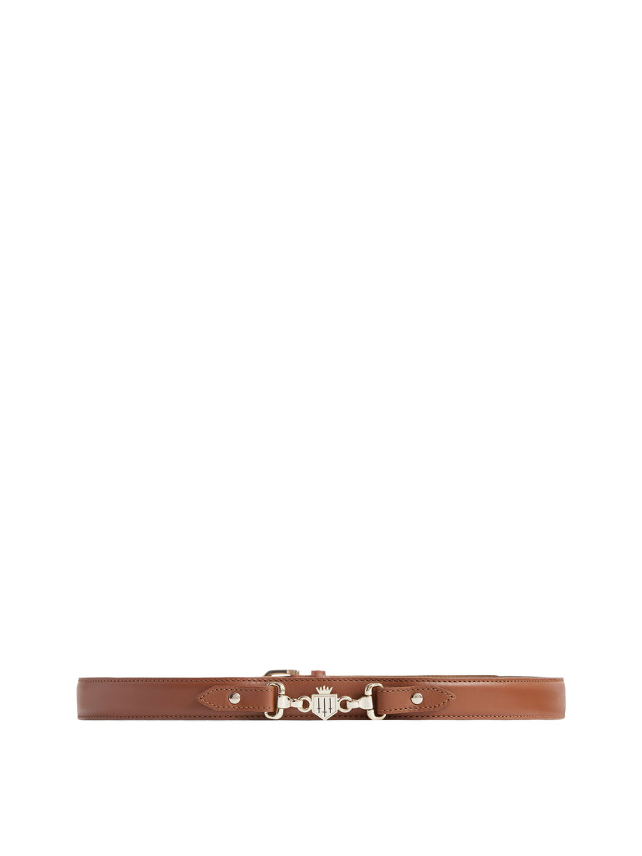 The Moulton - Women's Waist Belt - Tan Leather