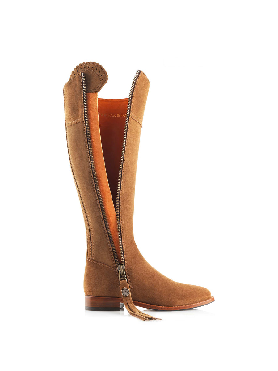 The Regina (Tan) Narrow Fit - Suede Boot