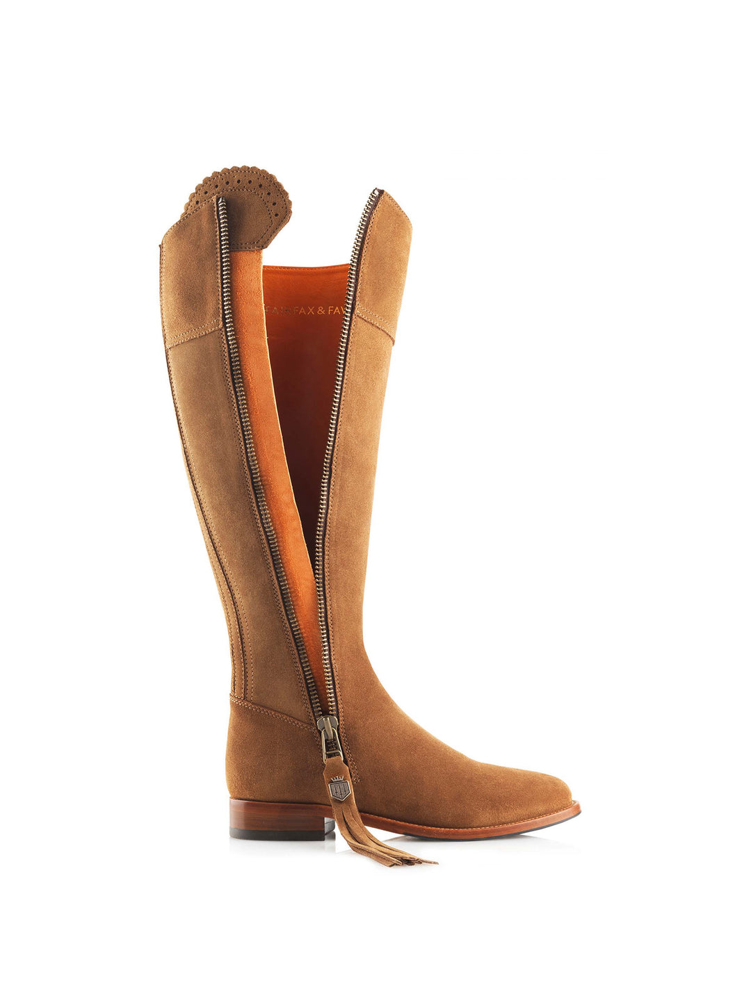 Regina (Sporting Fit) - Tan Suede - Tall Boots
