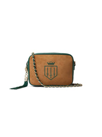 The Finsbury - Tan & Emerald Green