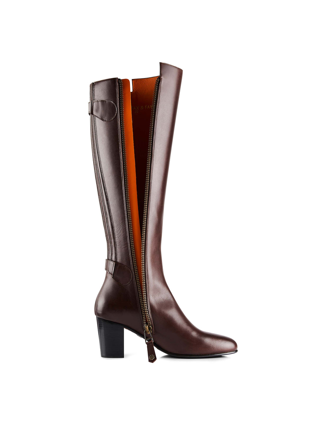 Upton - Mahogany Leather - Tall Boots