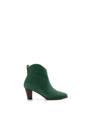 Limited Edition | The Regina Ankle Boot - Emerald Green