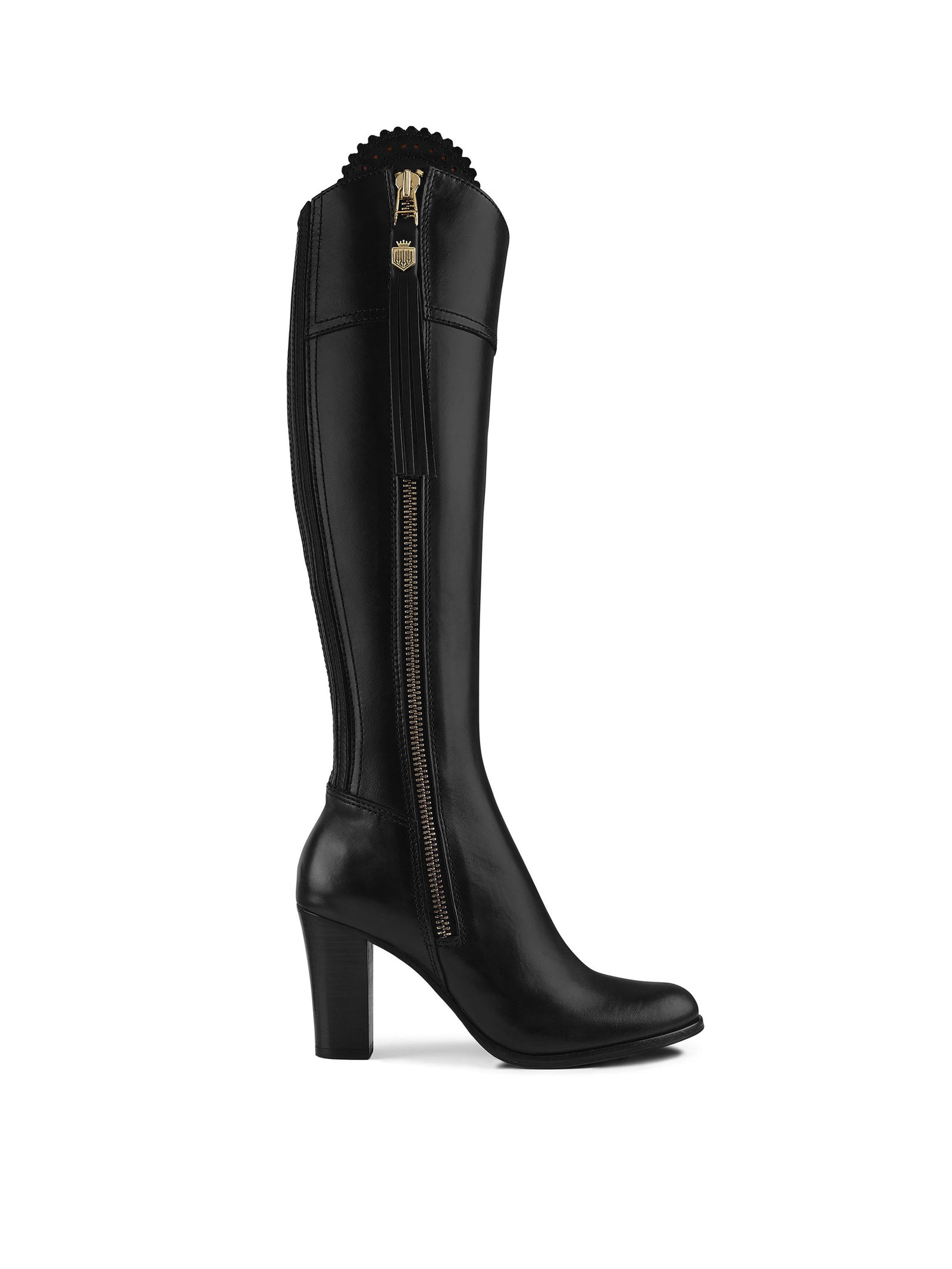 High Heeled Regina Leather