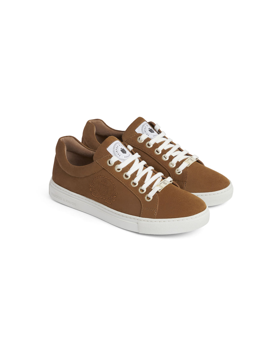The Richmond - Women's Trainers - Tan Suede