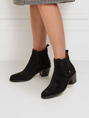 The Rockingham Ankle Boot - Black