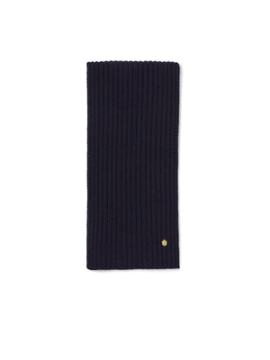 The Signature Men's Scarf - Men's Scarf - Navy Wool