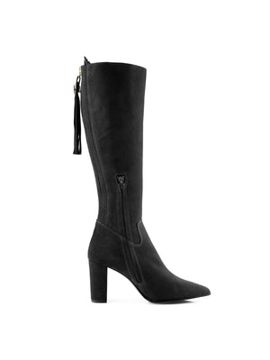 The Soho (Black) - Suede Boot
