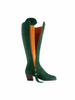The Heeled Regina (Emerald Green) Sporting Fit - Suede Boot