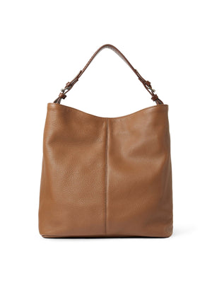 The Tetbury - Women's Tote Bag - Pebbled Tan Leather