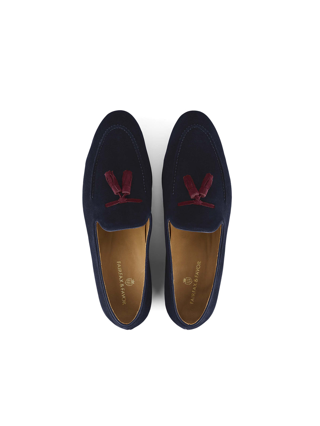 Bedingfeld - Navy & Burgundy Suede - Shoes