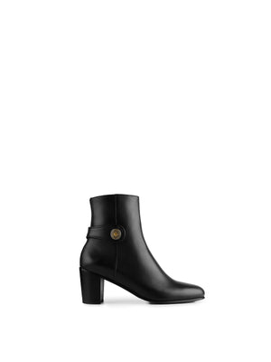 The Upton - Women's Ankle Boot - Black Leather