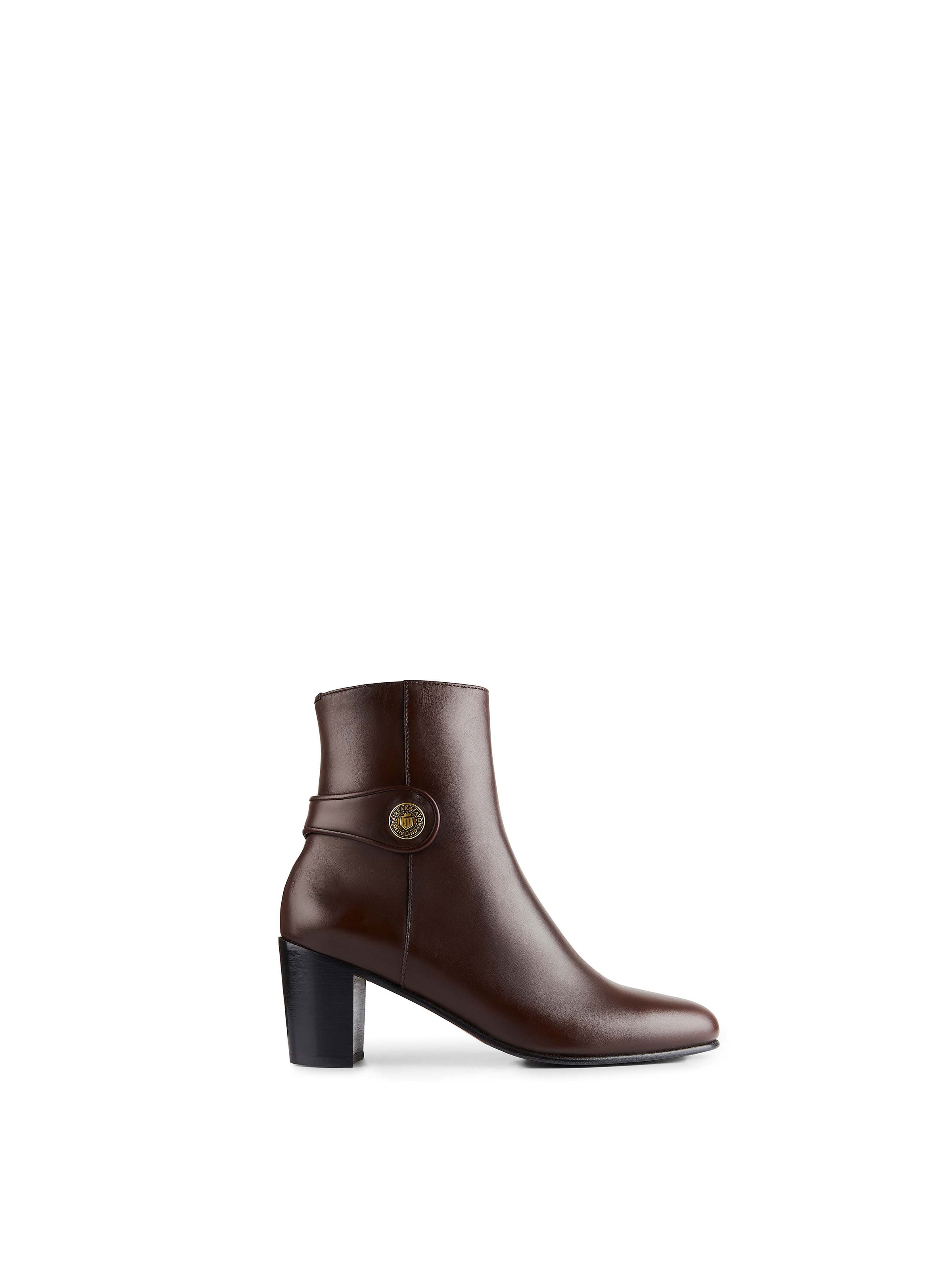 Upton Ankle Boot Mahogany Leather