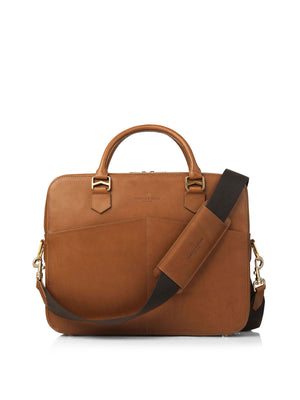 The Westminster - Laptop Bag - Tan Leather