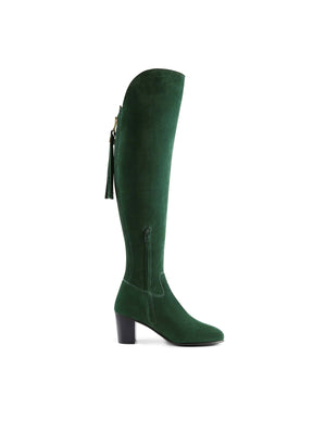 The Heeled Amira - Limited Edition Emerald Green